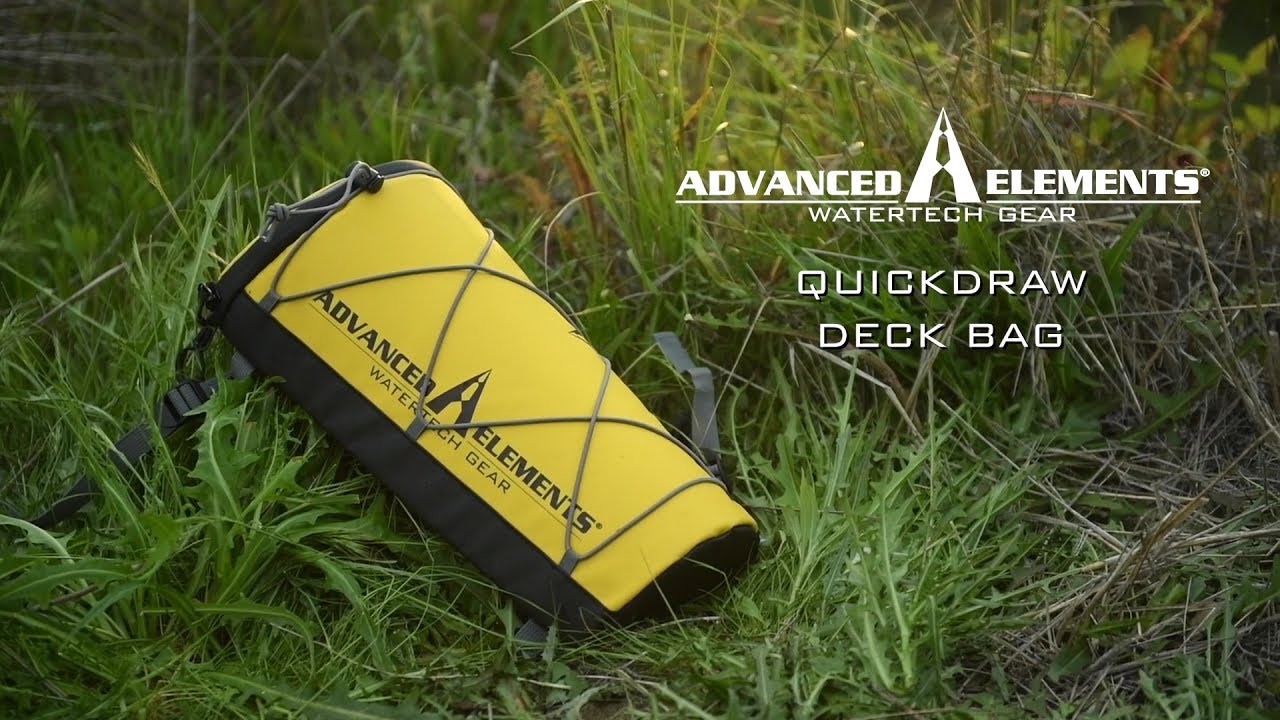 Advanced Elements QuickDraw Deck krepšys geltonos/juodos spalvos