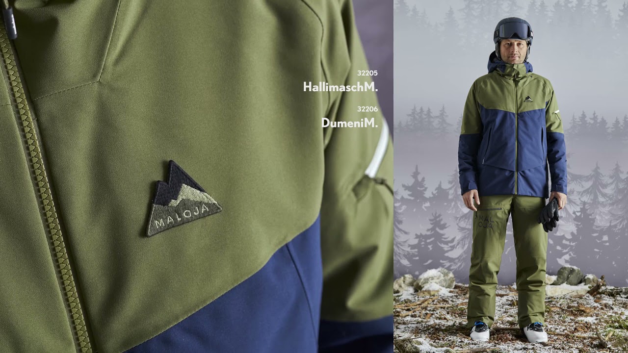 Maloja M'S HallimaschM vyriška slidinėjimo striukė žalia 32205-1-0560