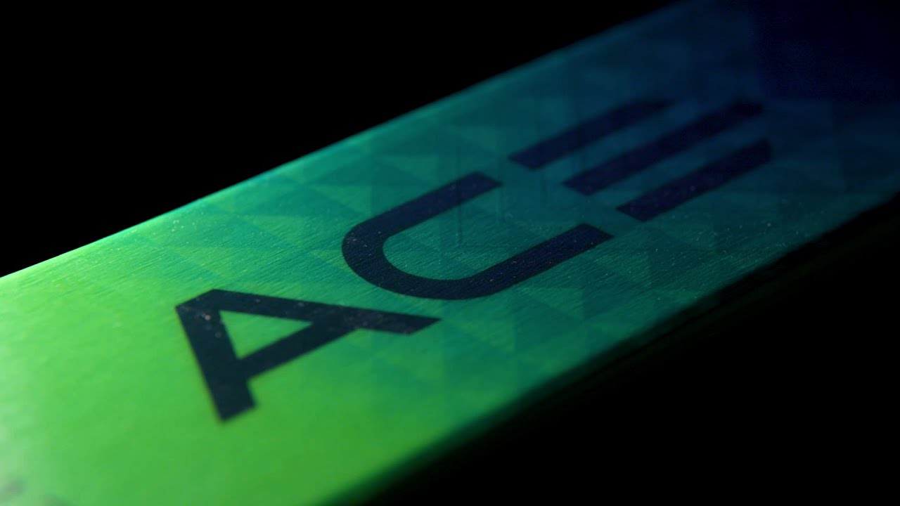 Elan Ace SCX Fusion + EMX 12 kalnų slidės žalia-mėlyna AAJHRC21
