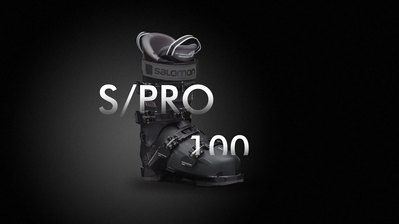 Vyriški slidinėjimo batai Salomon S/Pro 100 GW black L41481600