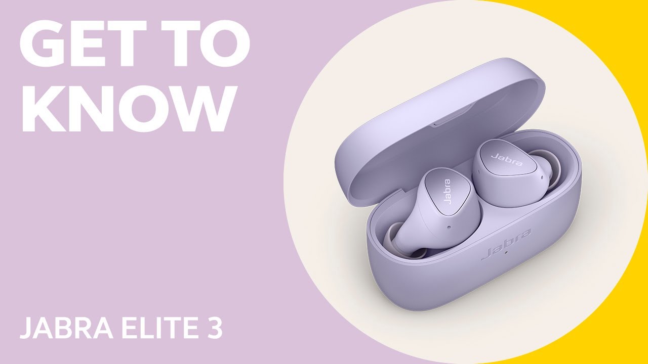 Jabra Elite 3 belaidės ausinės violetinės spalvos 100-91410002-60