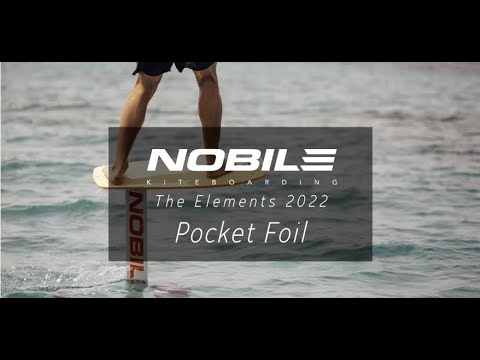 Nobile Pocket Skim Zen Foil Freeride kiteboard + hidroforas G10