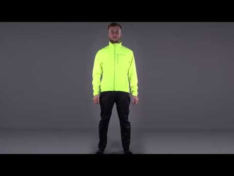 Vyriška dviračių striukė Endura Hummvee Waterproof hi-viz yellow