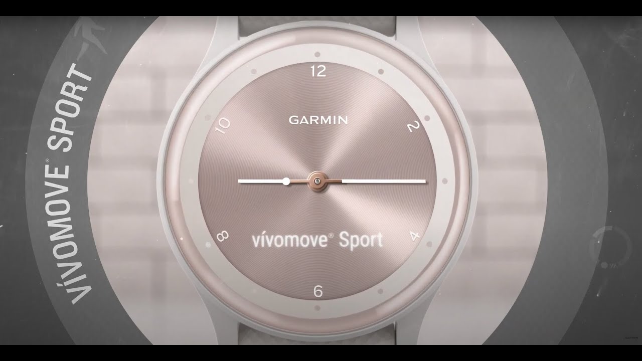 Garmin Vivomove Sport laikrodis juodas 010-02566-00