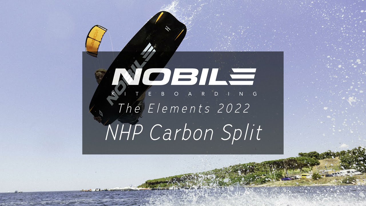 Nobile NHP Split Carbon kitesurfing lenta juoda K22