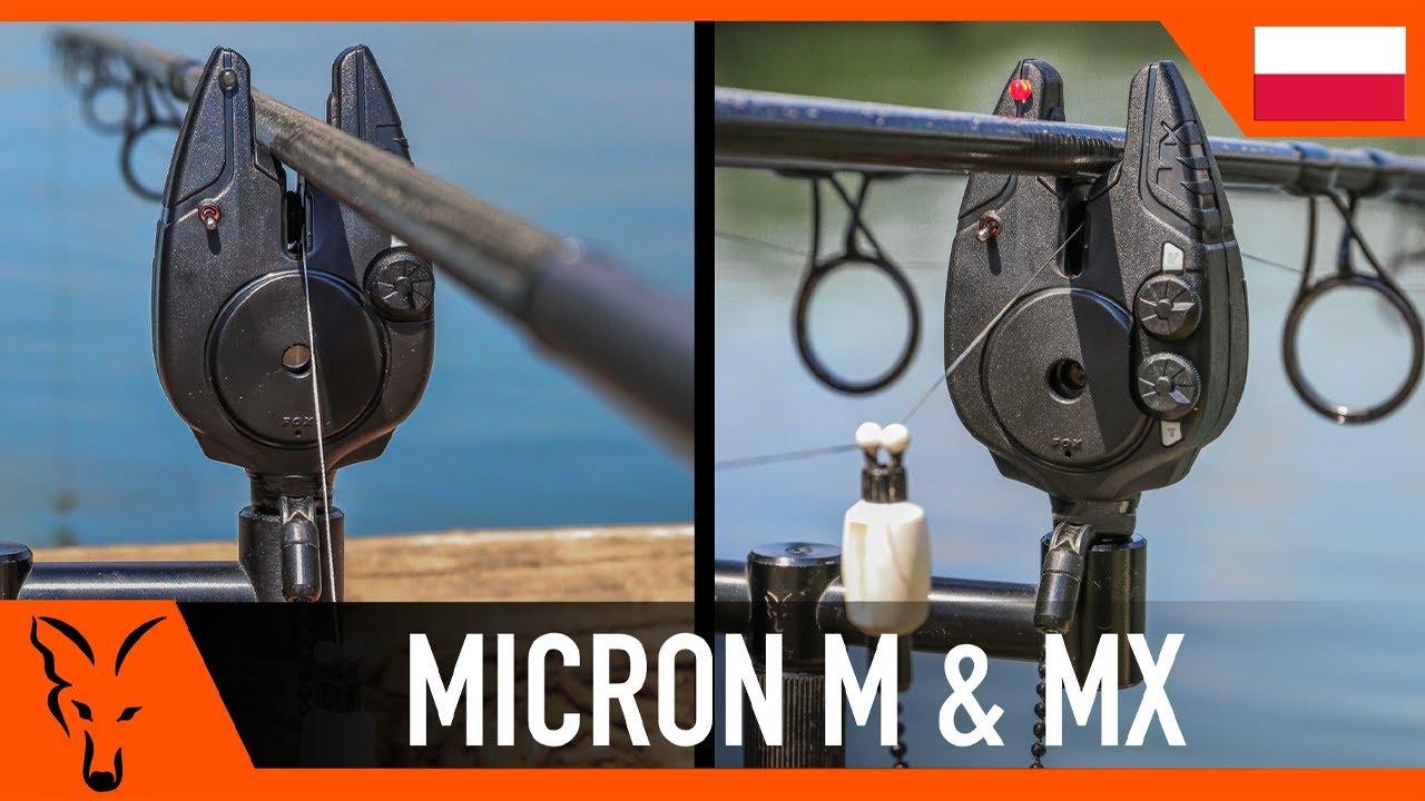 Fox International Micron MX 2 meškerykočių rinkinys juodas CEI191 žvejybos signalai