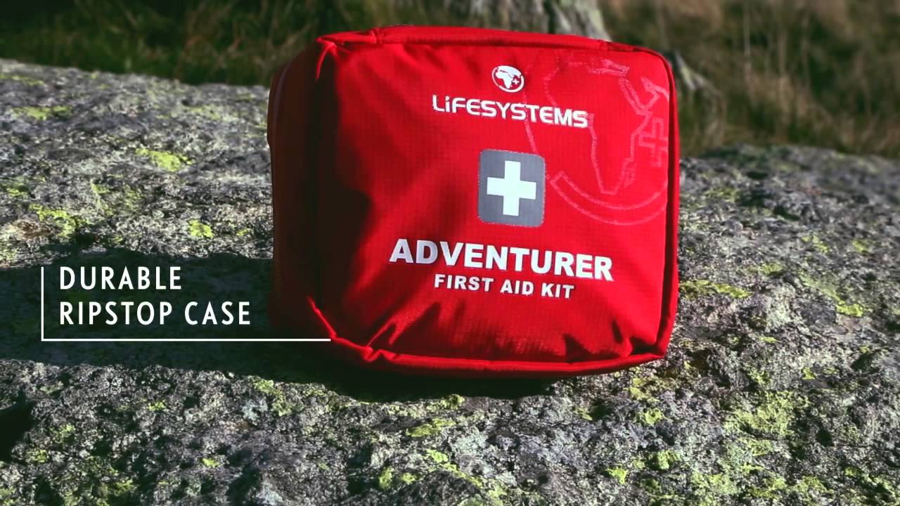 Lifesystems Adventurer pirmosios pagalbos rinkinys raudonas LM1030SI kelioninis pirmosios pagalbos rinkinys