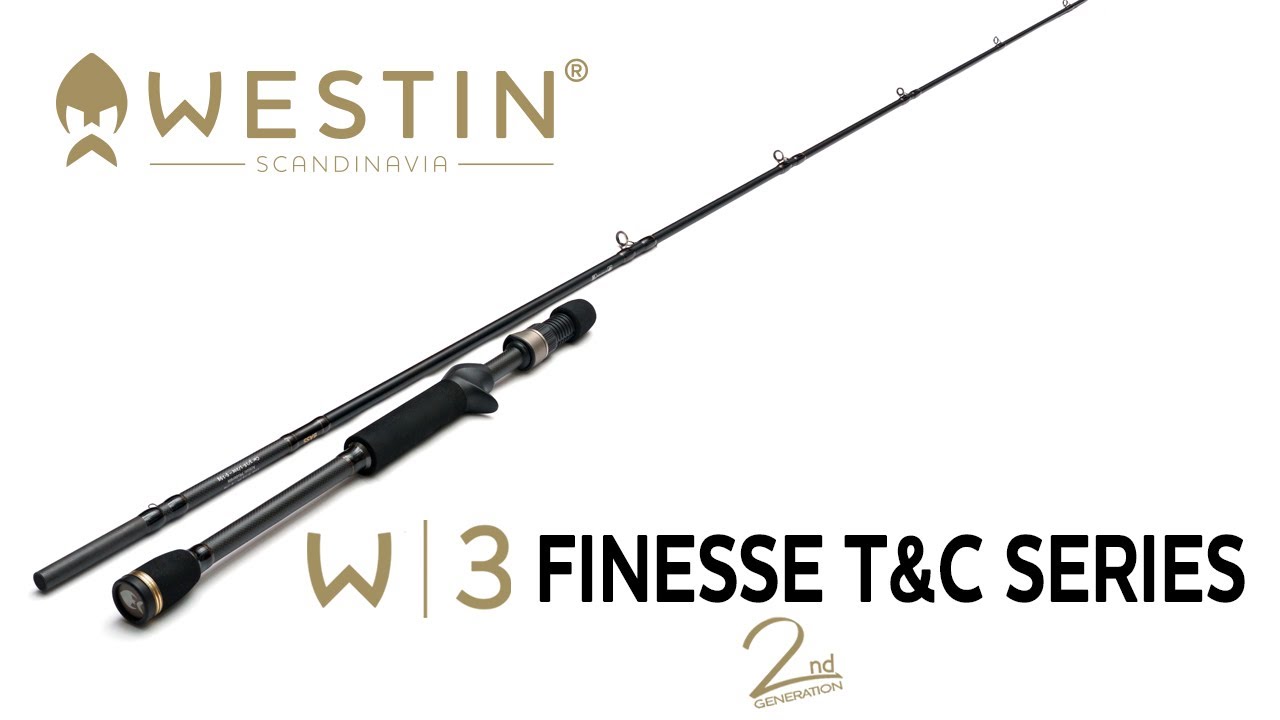 Westin W3 Finesse-T T&C 2nd 2sec spiningas juodos spalvos W361-0712-ML