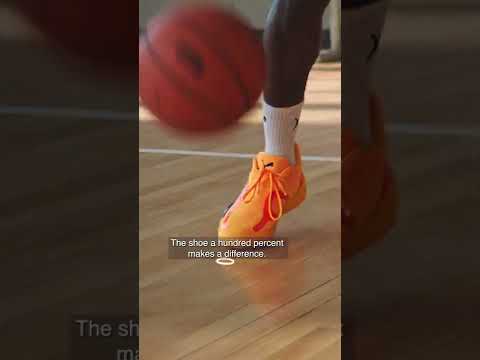 Vyriški krepšinio bateliai PUMA Rise Nitro fast yellow/electric peppermint