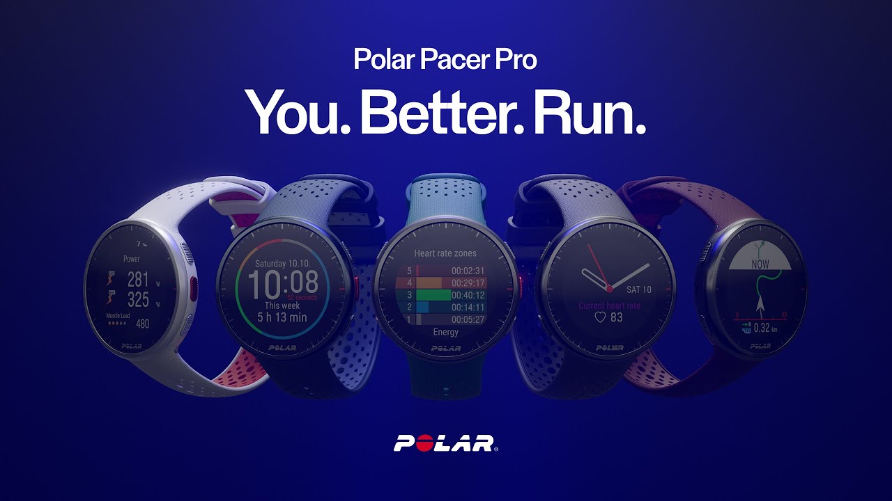 Polar Pacer PRO pilkas PACER PRO GRY/BLK laikrodis